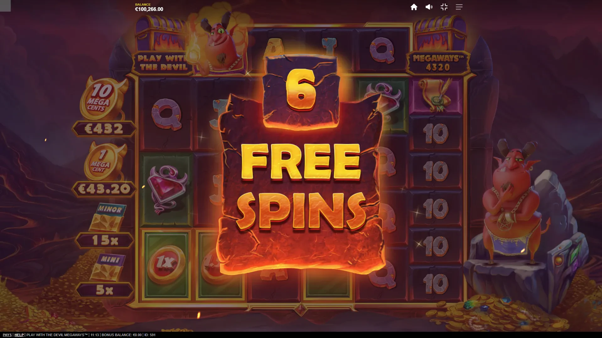les free spins
