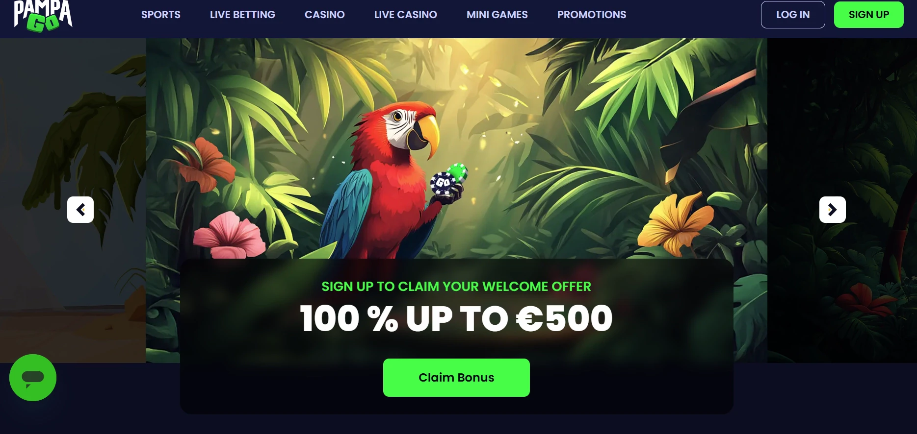 PampaGo Welcome Bonus