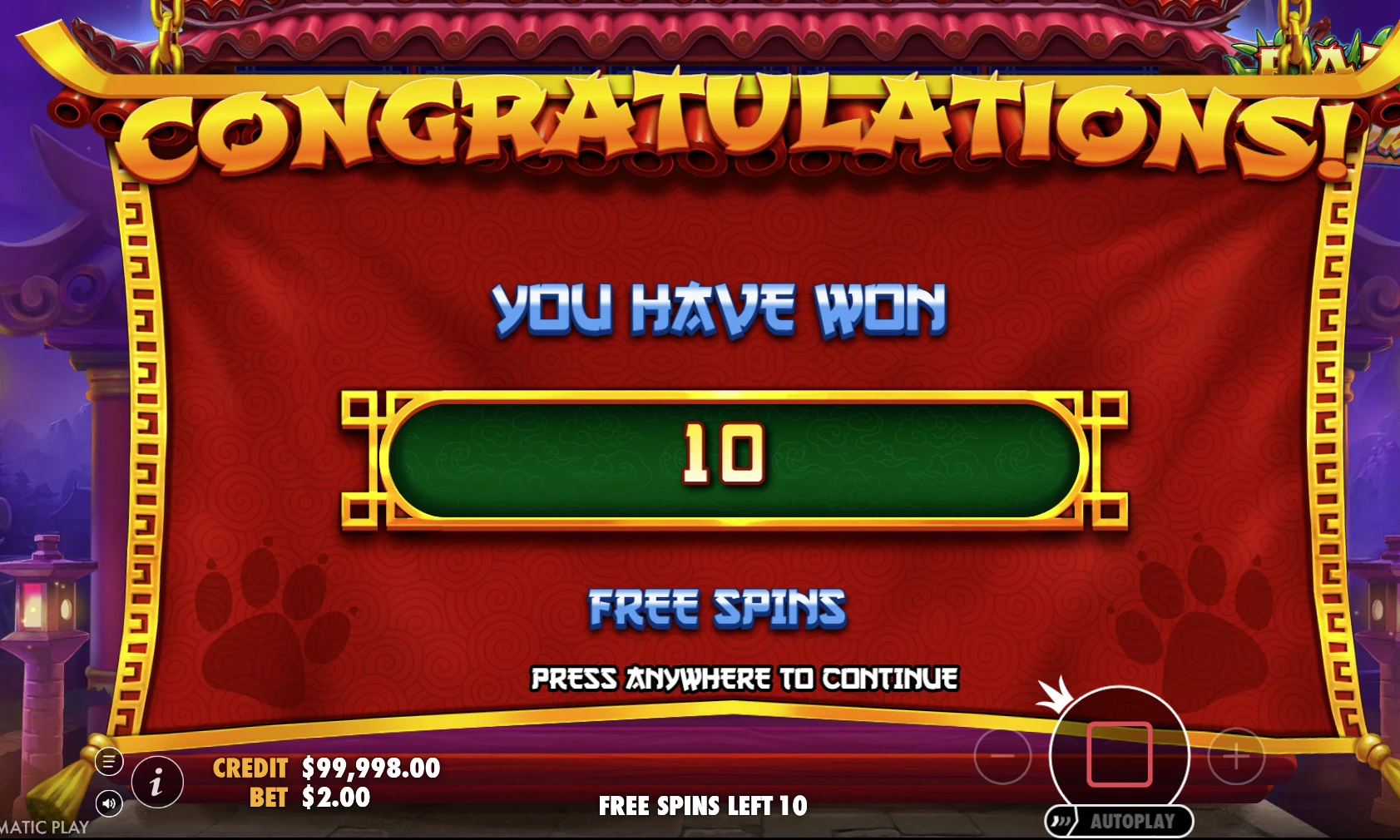 Fat Panda Free Spins