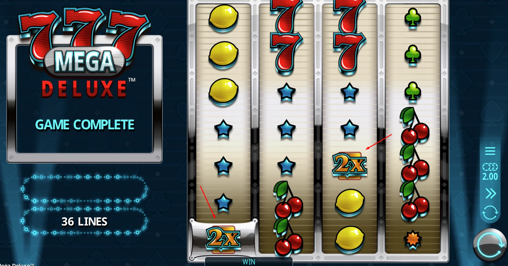 777 Mega Deluxe Theme