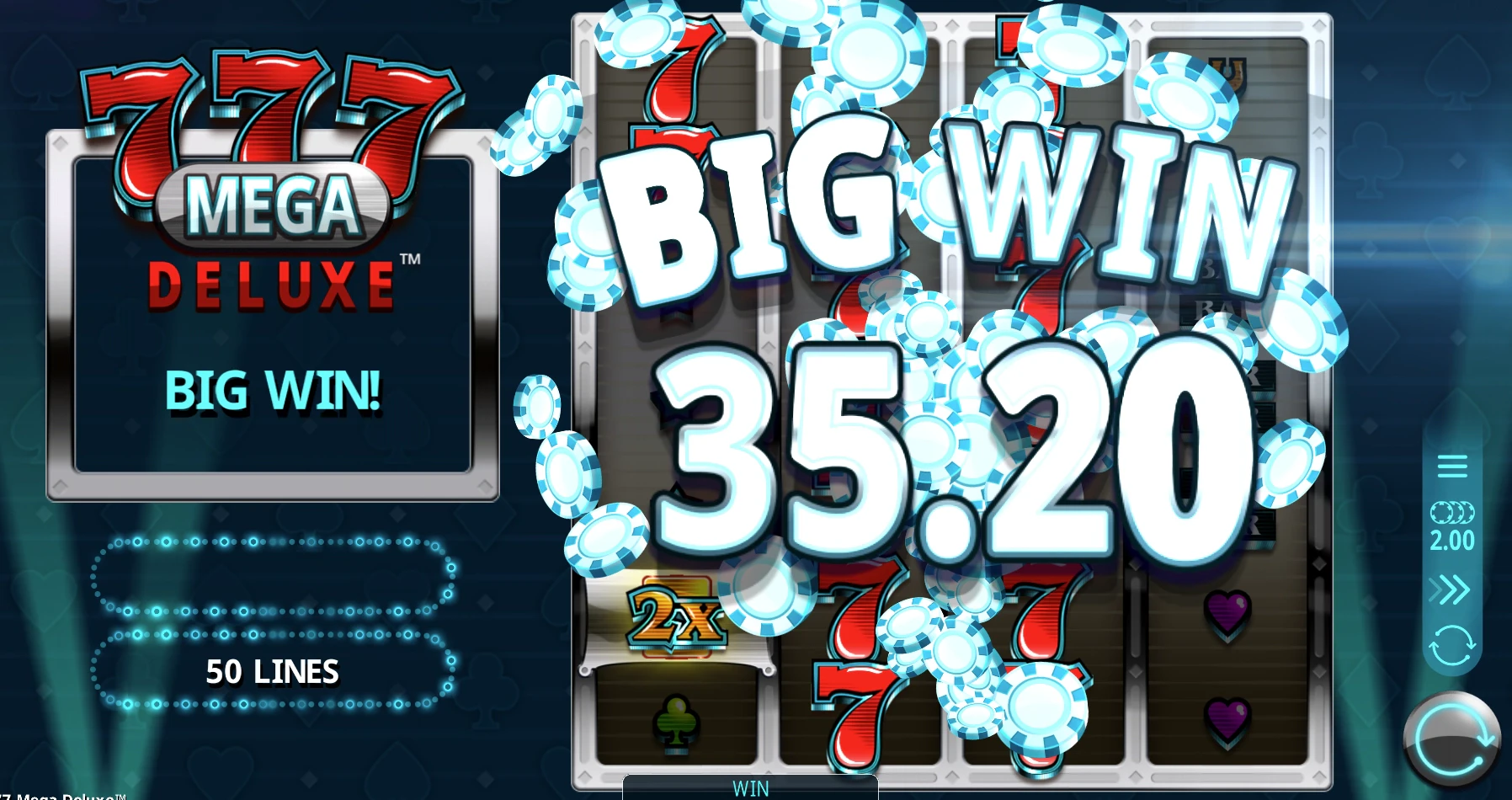 777 Mega Deluxe Big Win