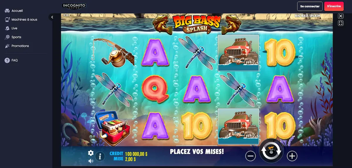 mode démo incognito casino