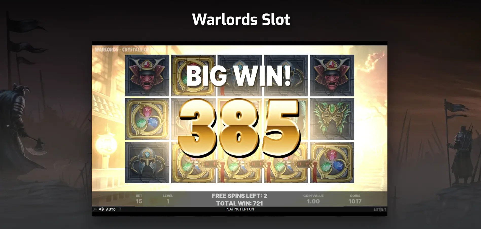 Warlords - Big Win