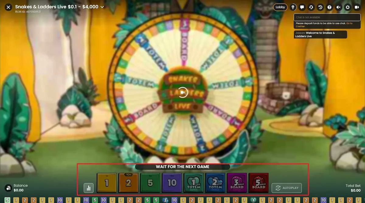 Roue snake & ladders