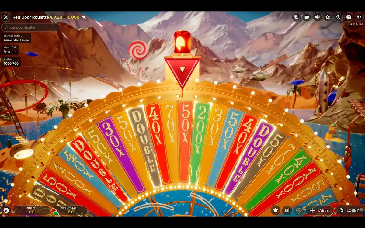 Red Door Roulette bonus