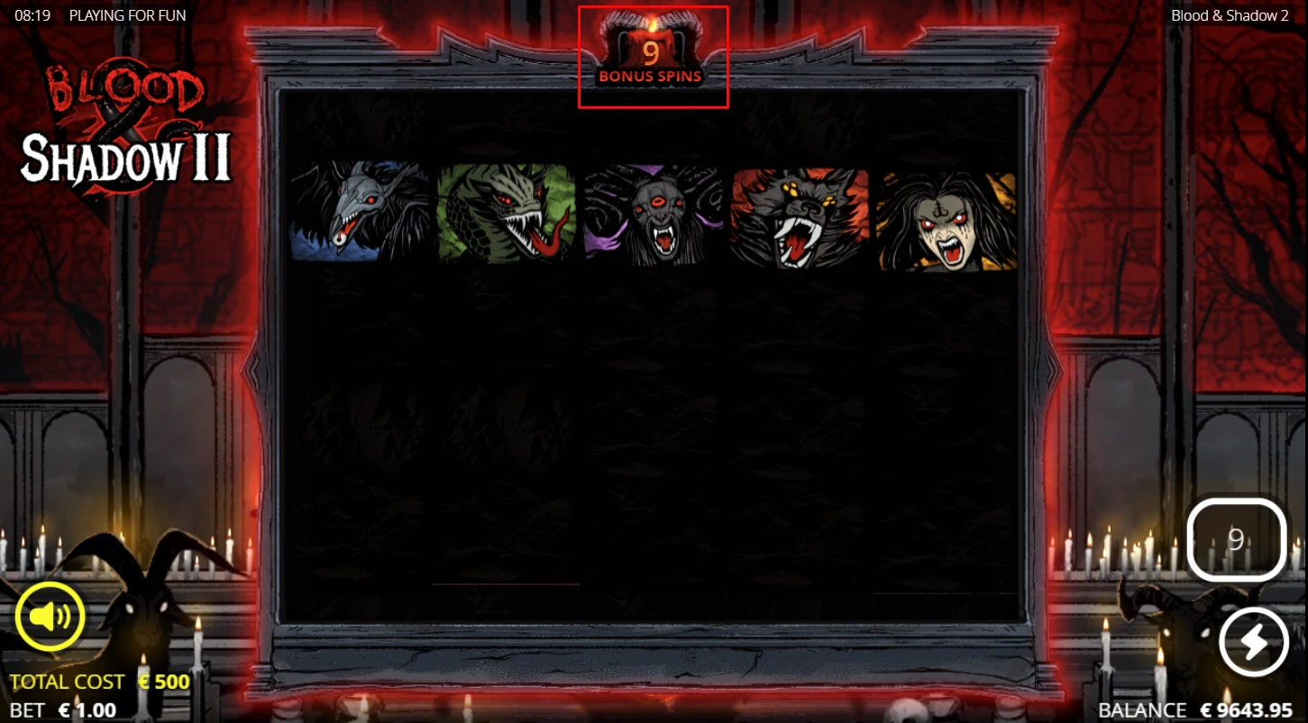 Blood & Shadow 2 Bonus Rounds