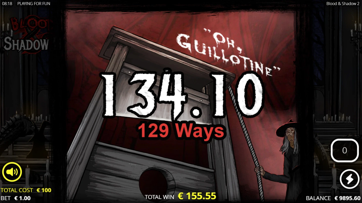 Blood & Shadow 2 Big Win