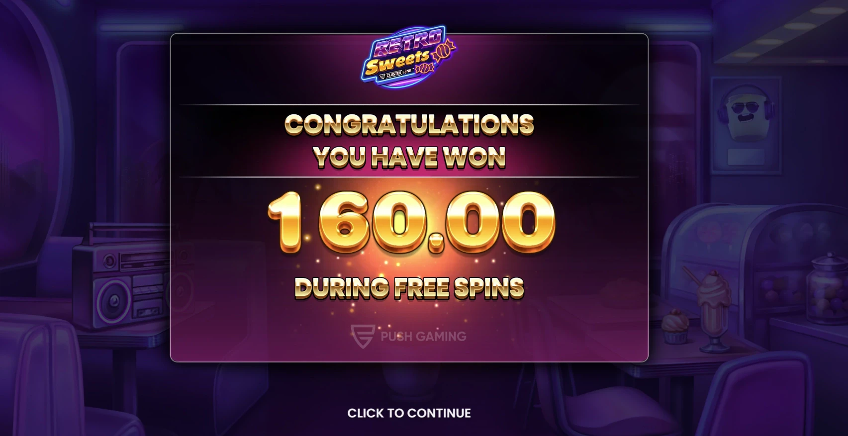 Retro Sweets Mega Win
