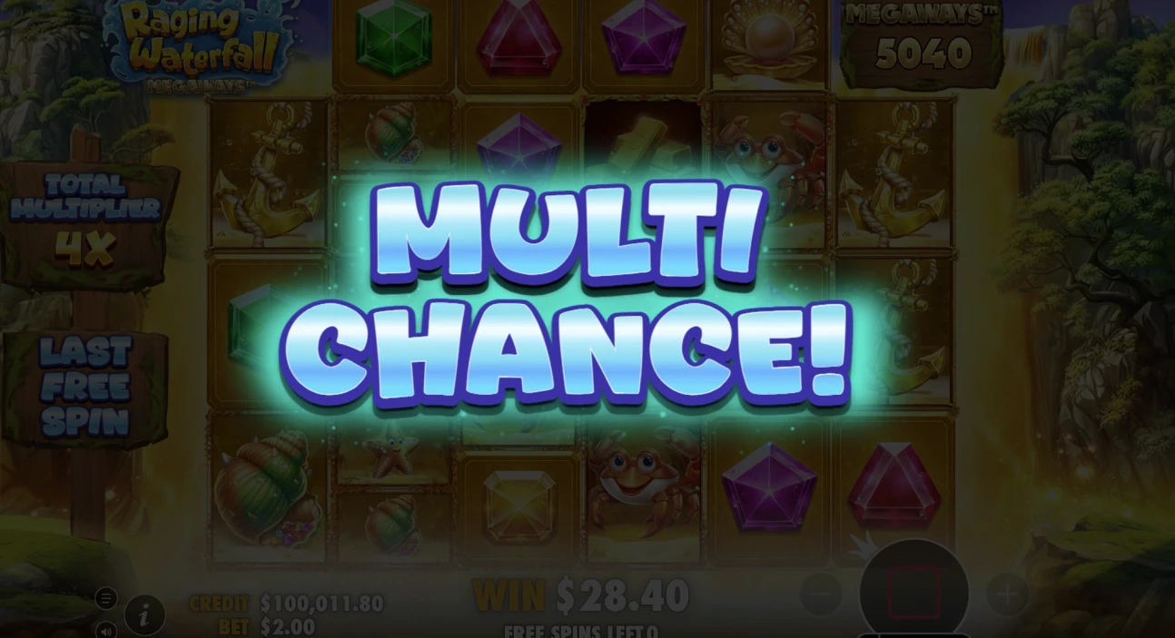 Raging Waterfall Megaways Multi Chance