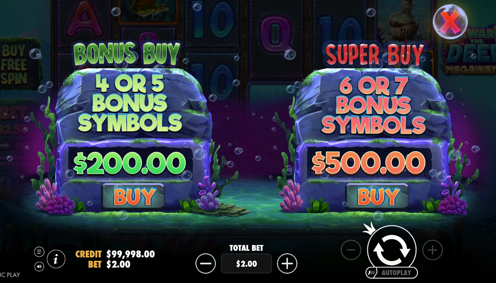 Beware The Deep Megaways Bonus Rounds