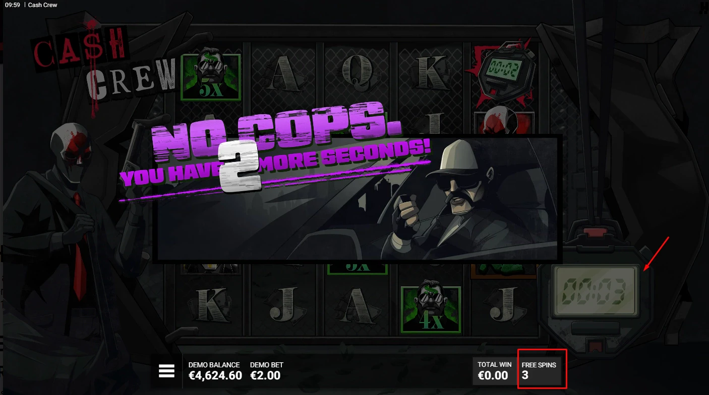 Cash Crew Bonus Features