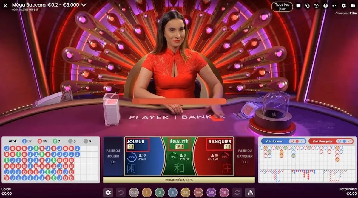 Mega Baccarat 3