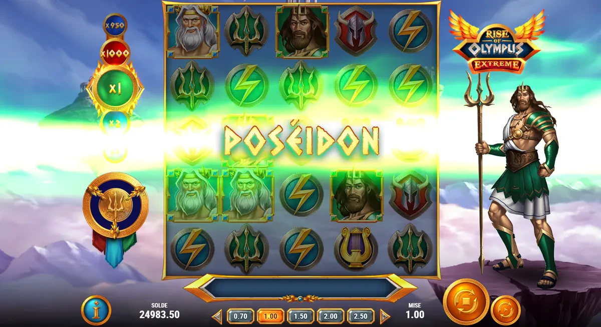 hand of god poseidon sur rise of olympus extreme