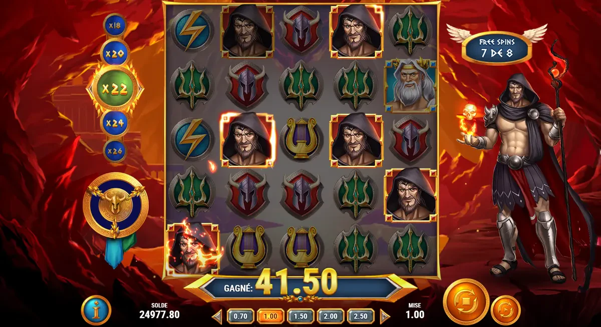 free spins avec hadès sur rise of olympus extreme