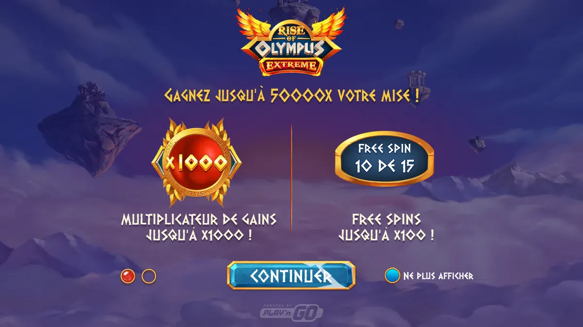 max win de rise of olympus extreme