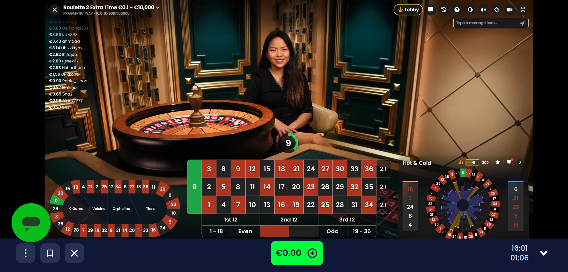 Live Roulette by Pragmatic Play