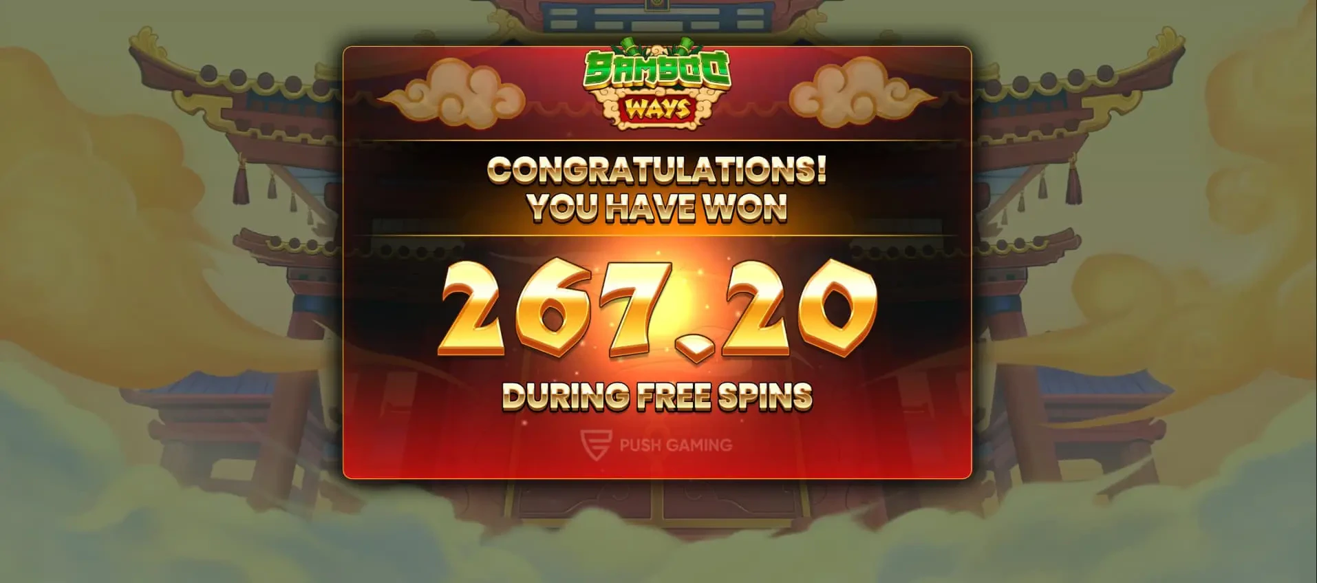 Big win Bamboo Ways