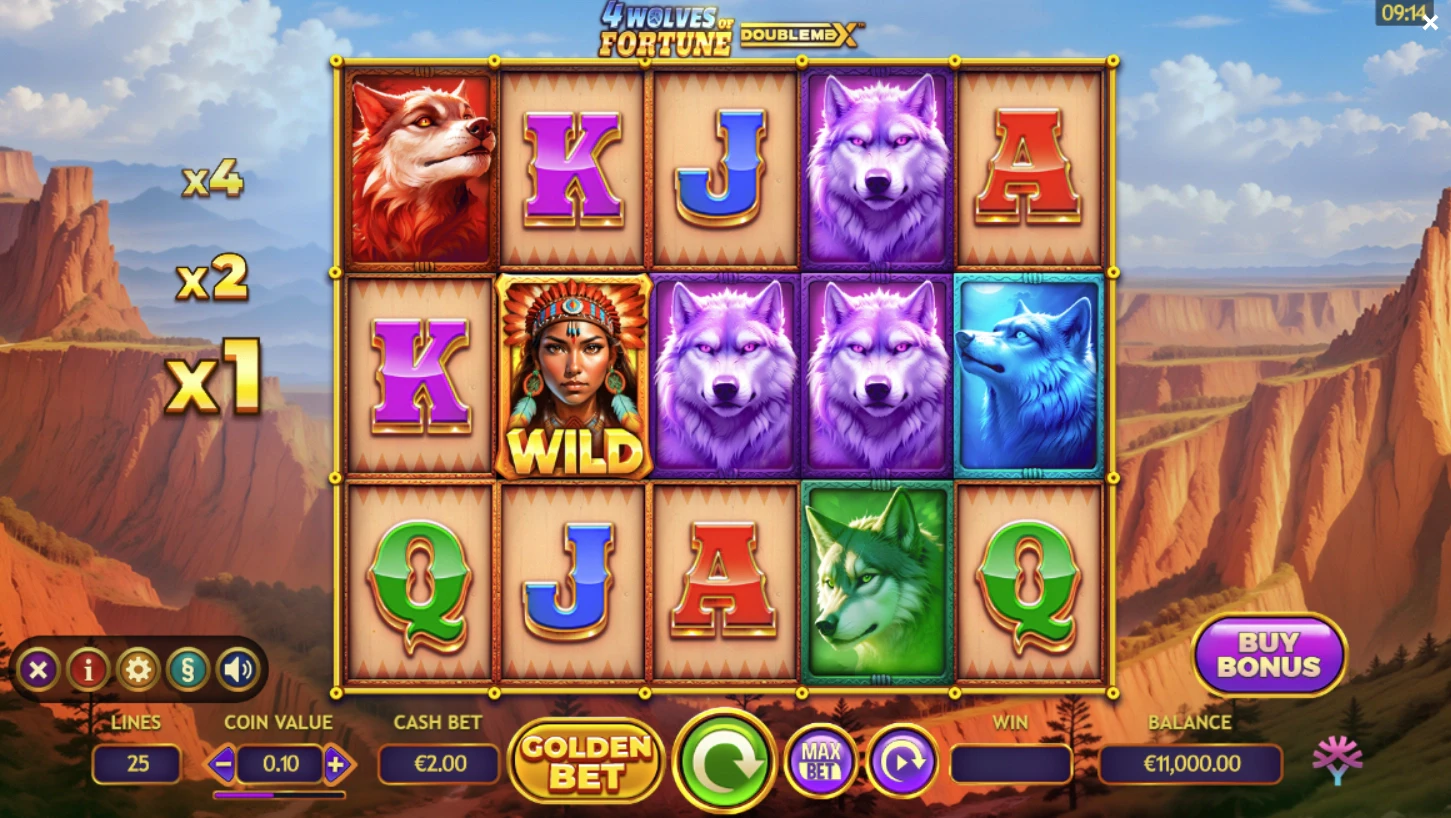 4 Wolves of Fortune DoubleMax – Yggdrasil