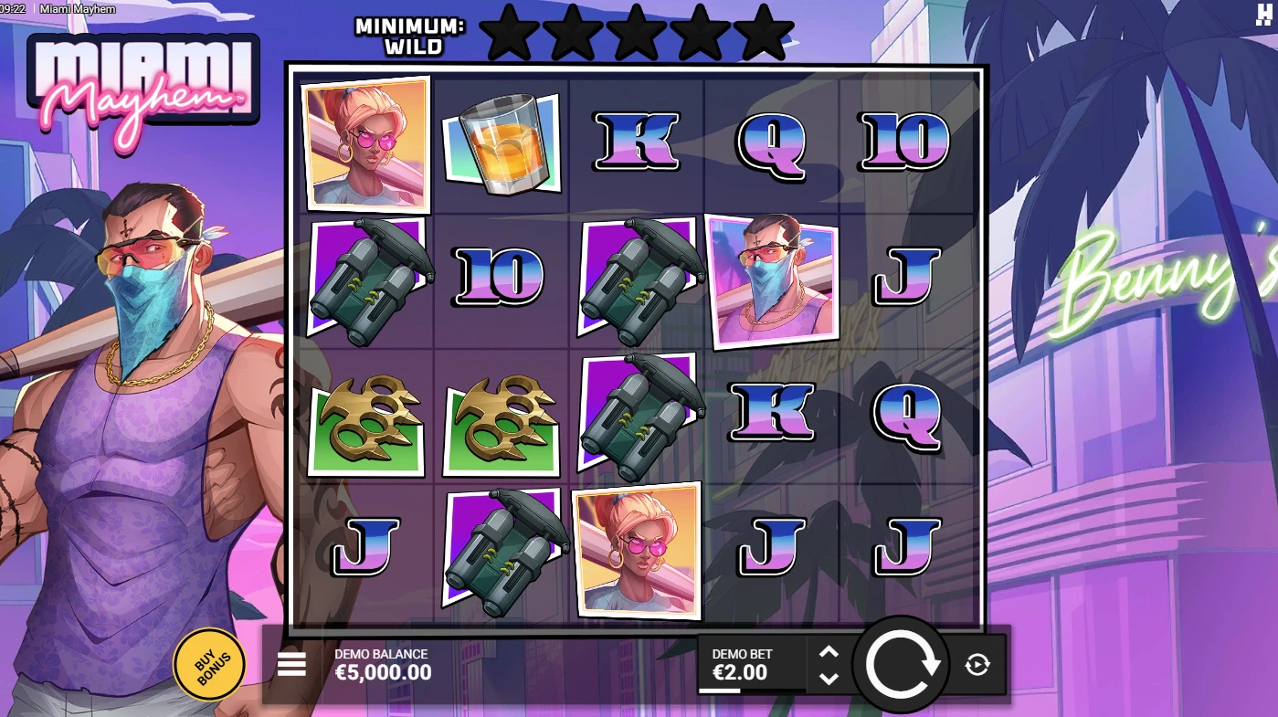 Miami Mayhem – Hacksaw Gaming