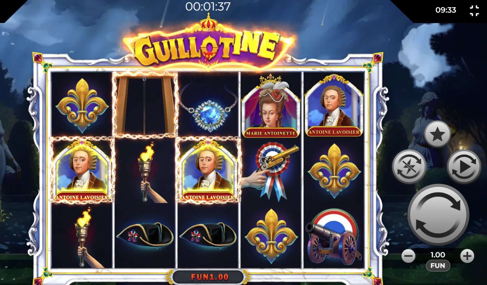 Guillotine Theme and Graphics