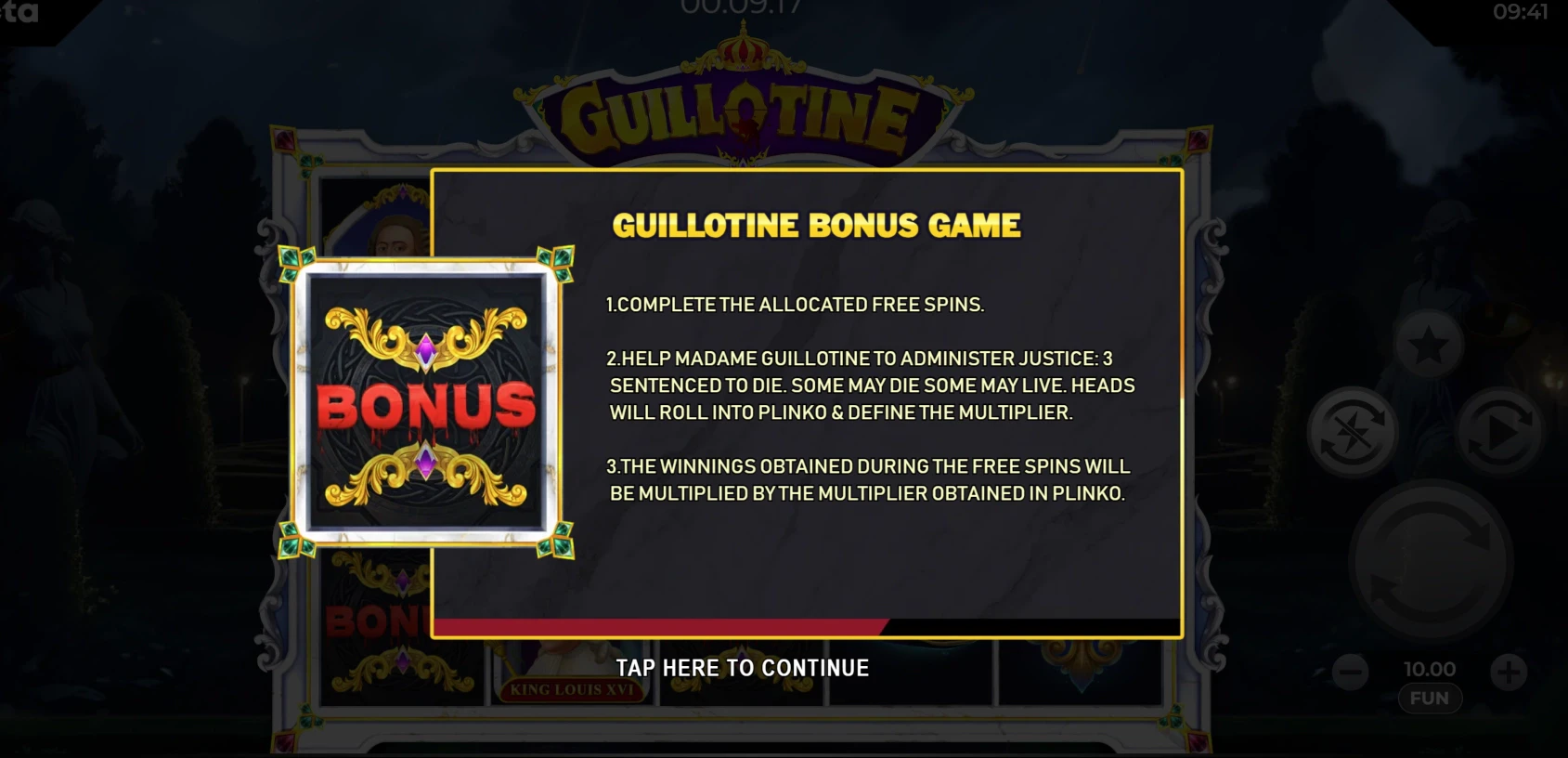 Guillotine Bonus Rounds
