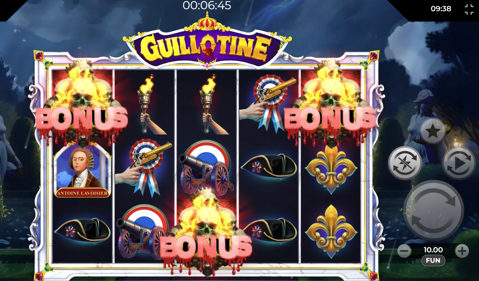 Guillotine Bonus Symbols