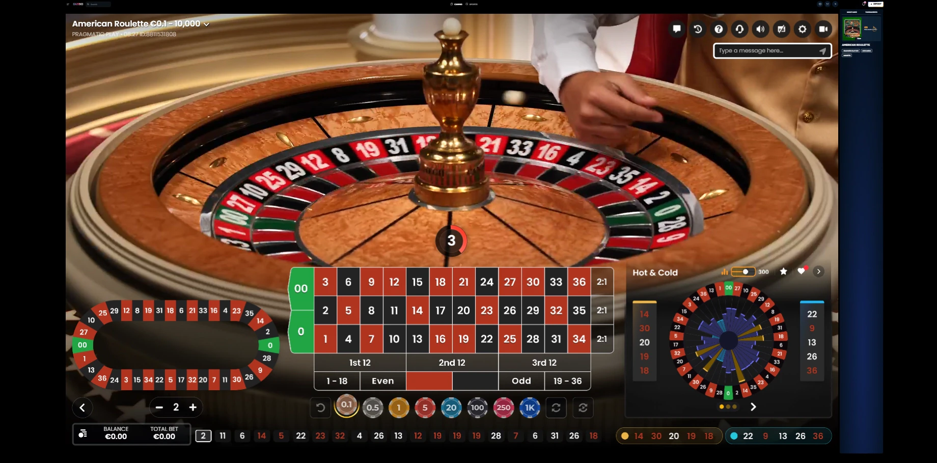 American Roulette by Pragmatic Play