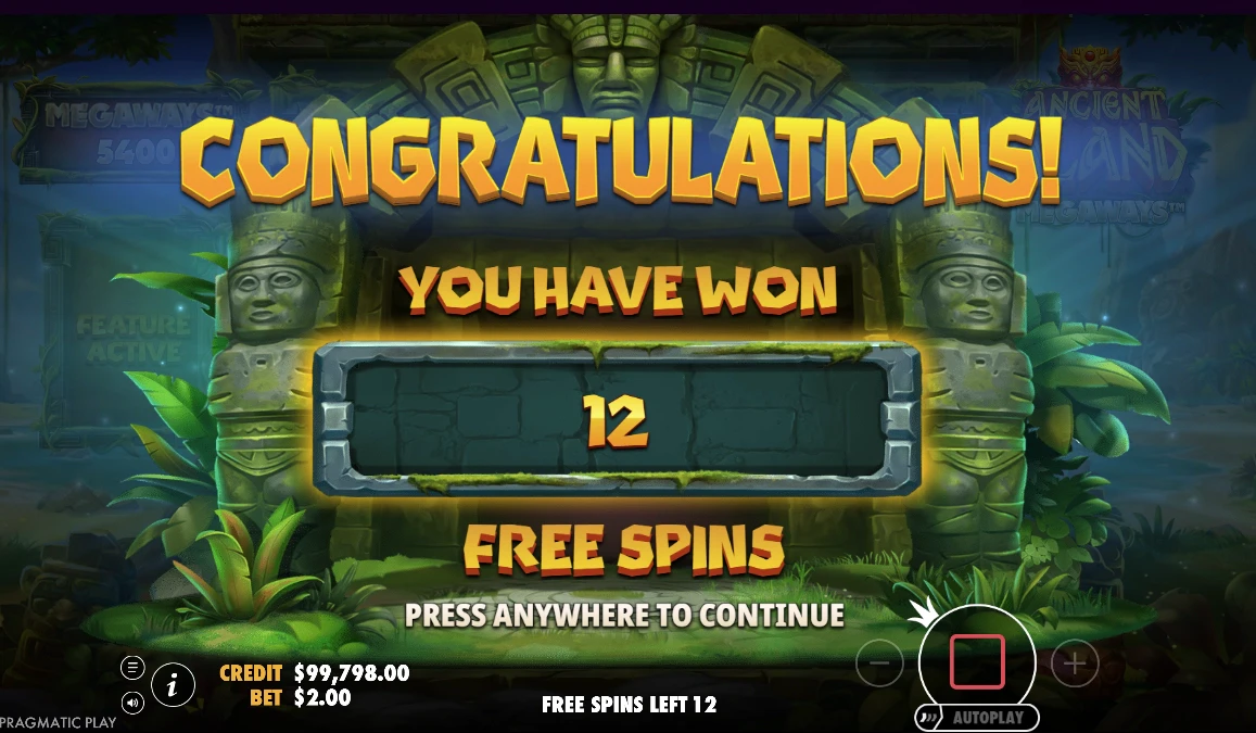 Ancient Island Megaways Free Spins