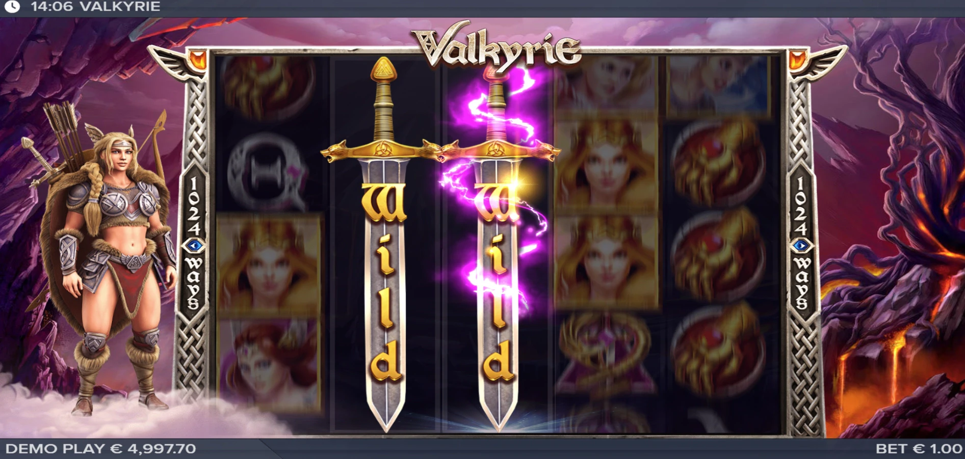 Valkyrie Wild Symbols