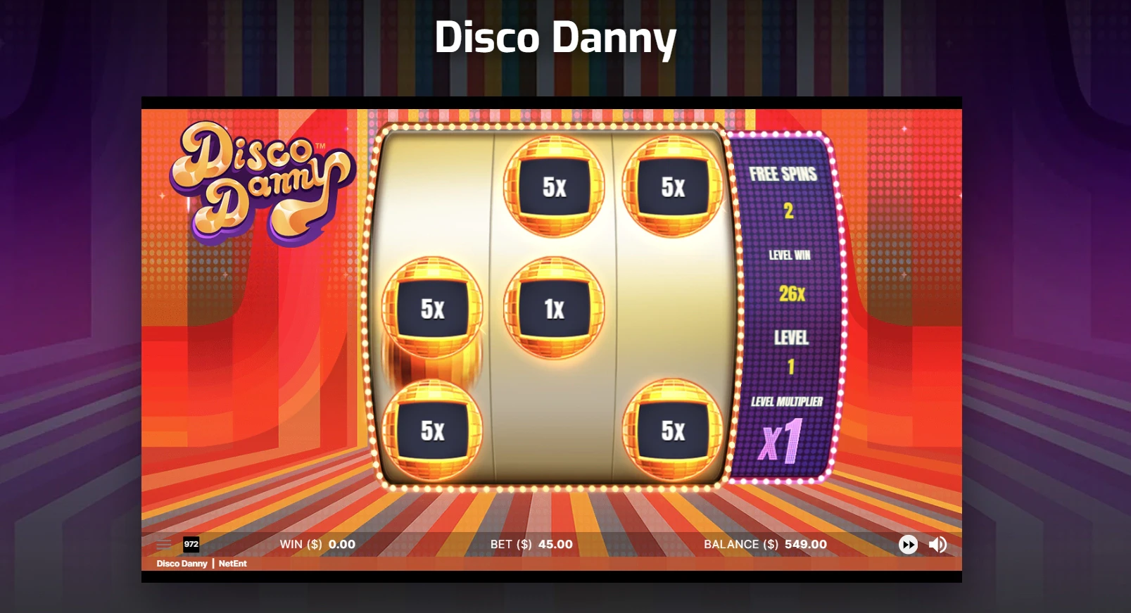 Disco Danny Free Spins