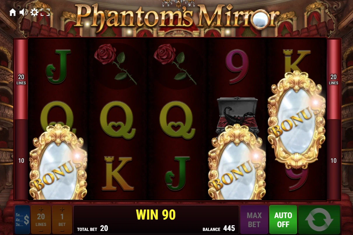Phantom's Mirror Bonus Symbols
