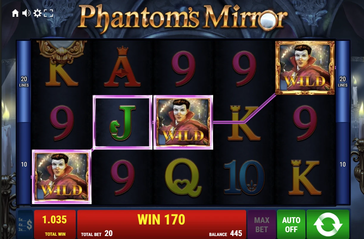 Phantom's Mirror Wild Symbols