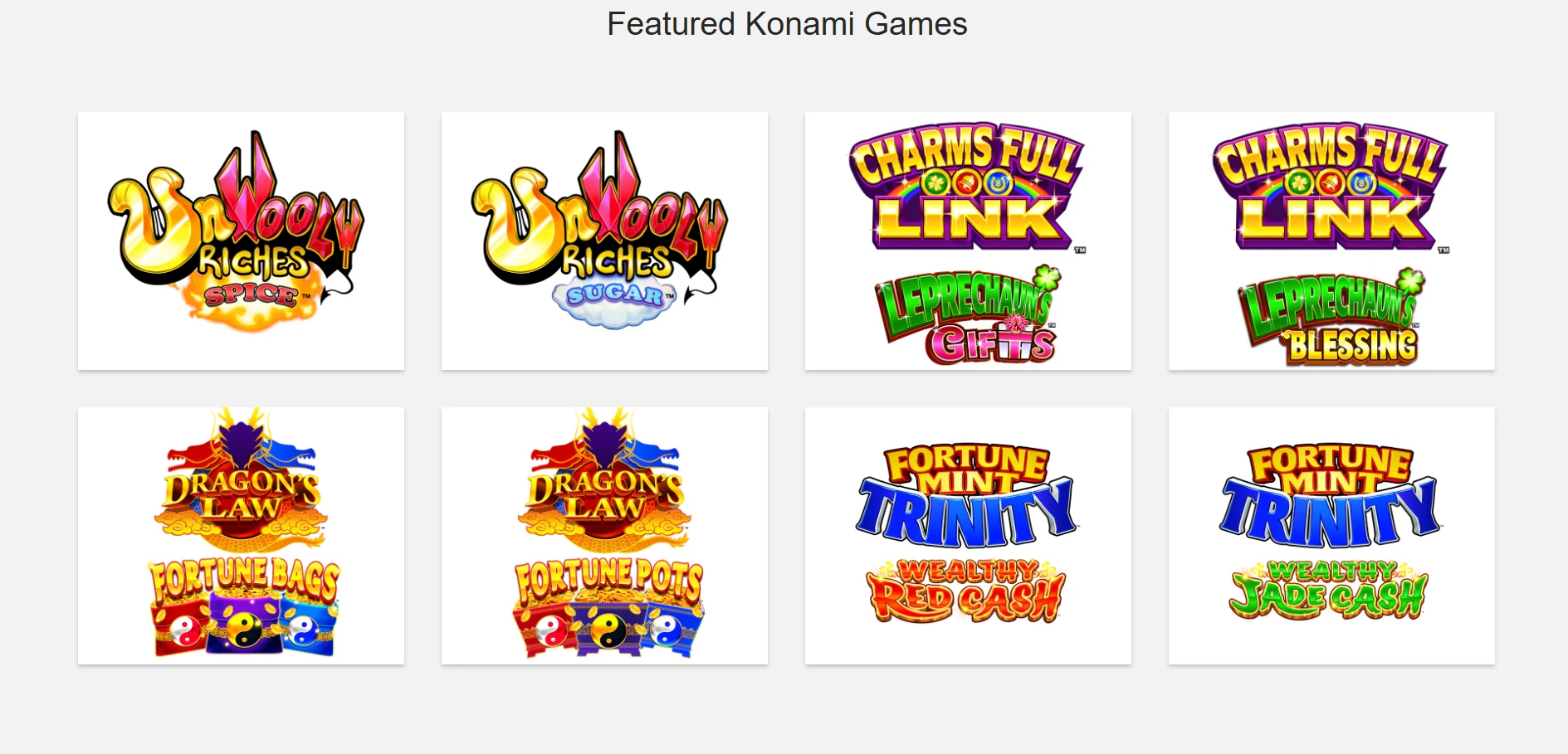Konami Gaming Slots