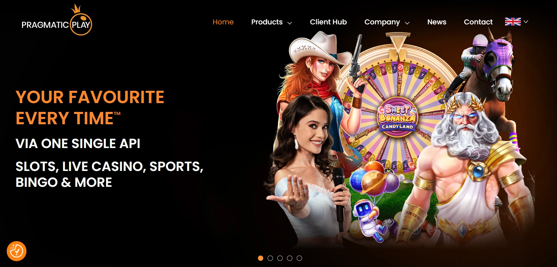 Pragmatic Play Homepage