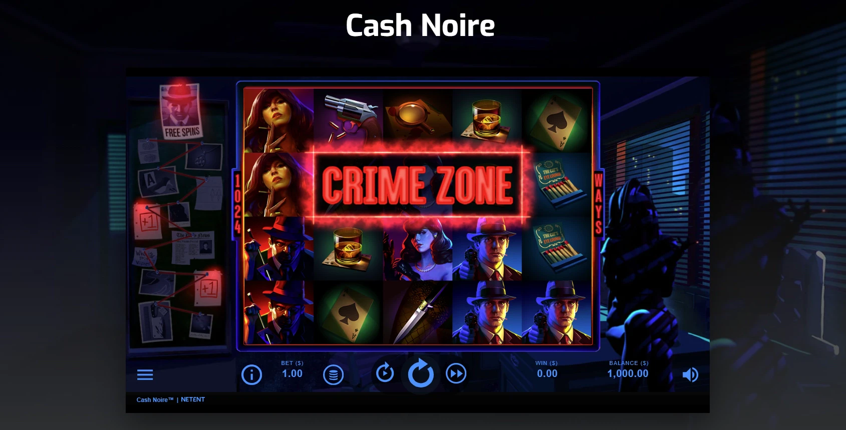 Cash Noire Crime Zone