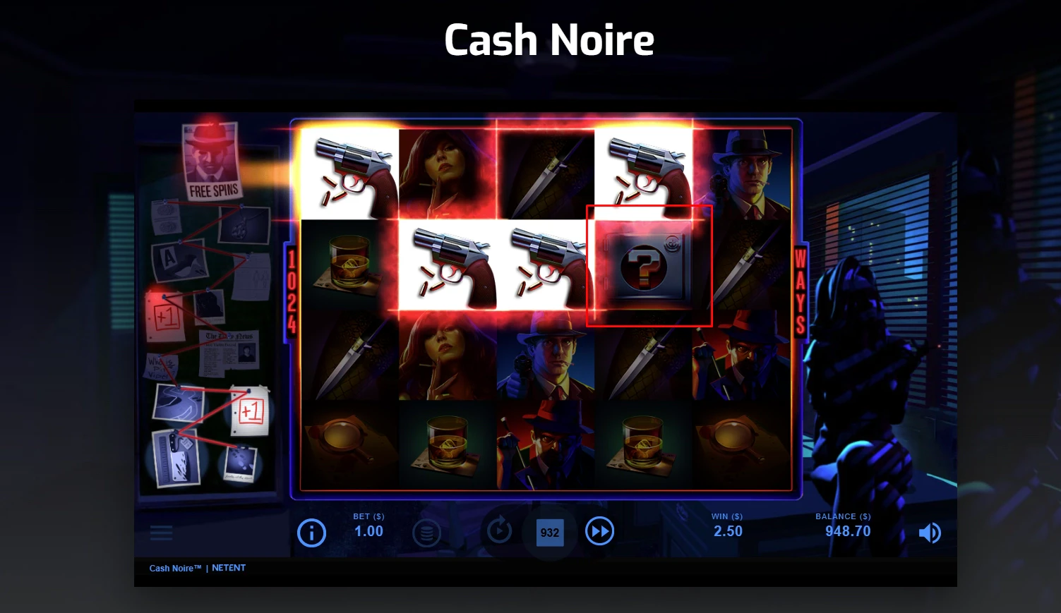 Cash Noire Demo Mode
