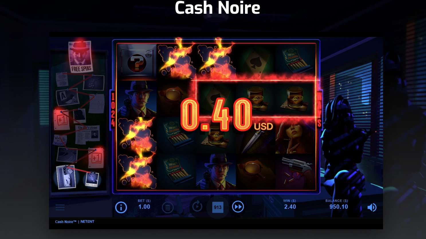 Cash Noire Payout