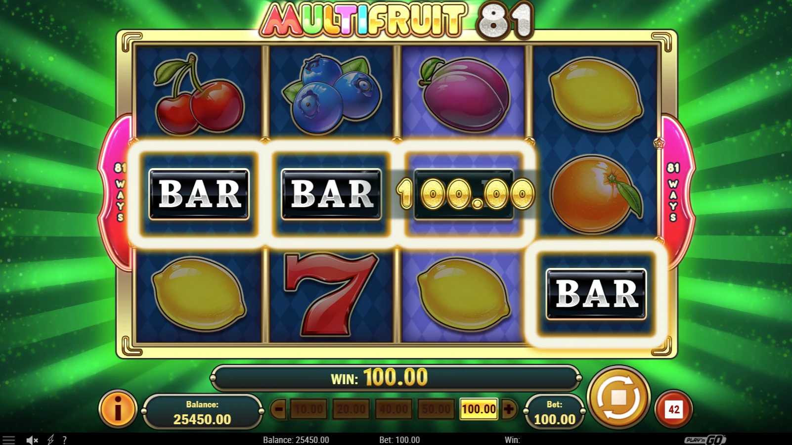 Multifruit 81 Feature Symbols