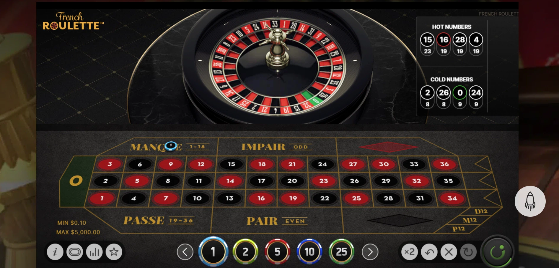French Roulette by NetEnt