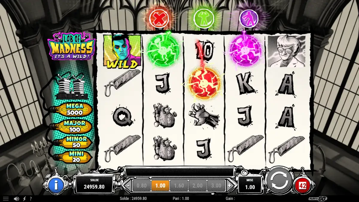 ORBS sur lab of madness it's a wild