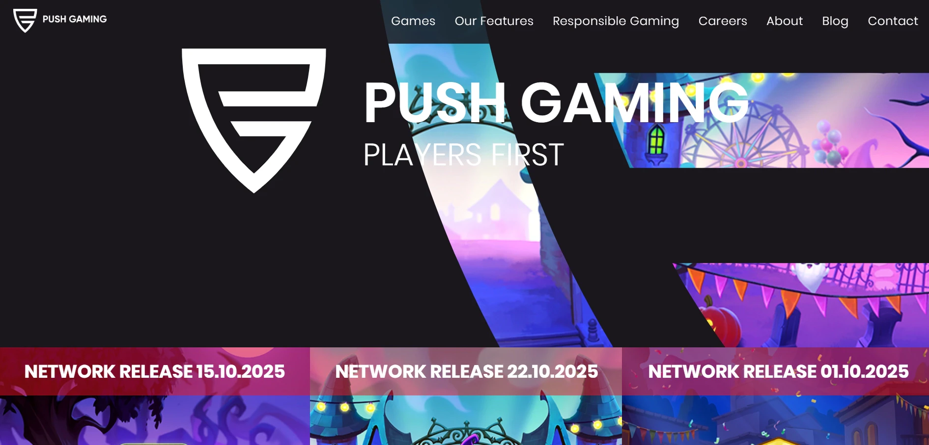 Push Gaming Homepage