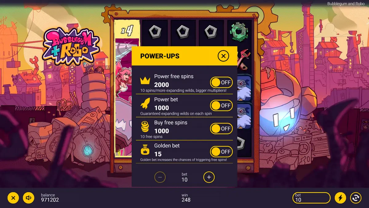 bonus buy de bubblegum & robo