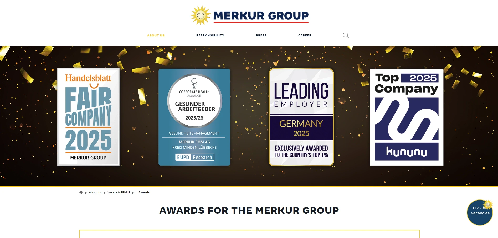 Merkur Group - Awards
