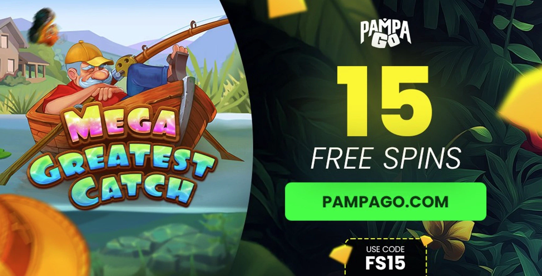PampaGo 15 Free Spins Bonus Code