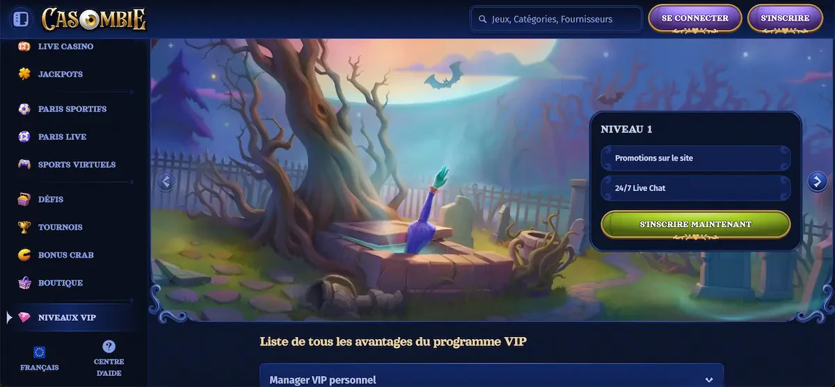 casombie programme vip