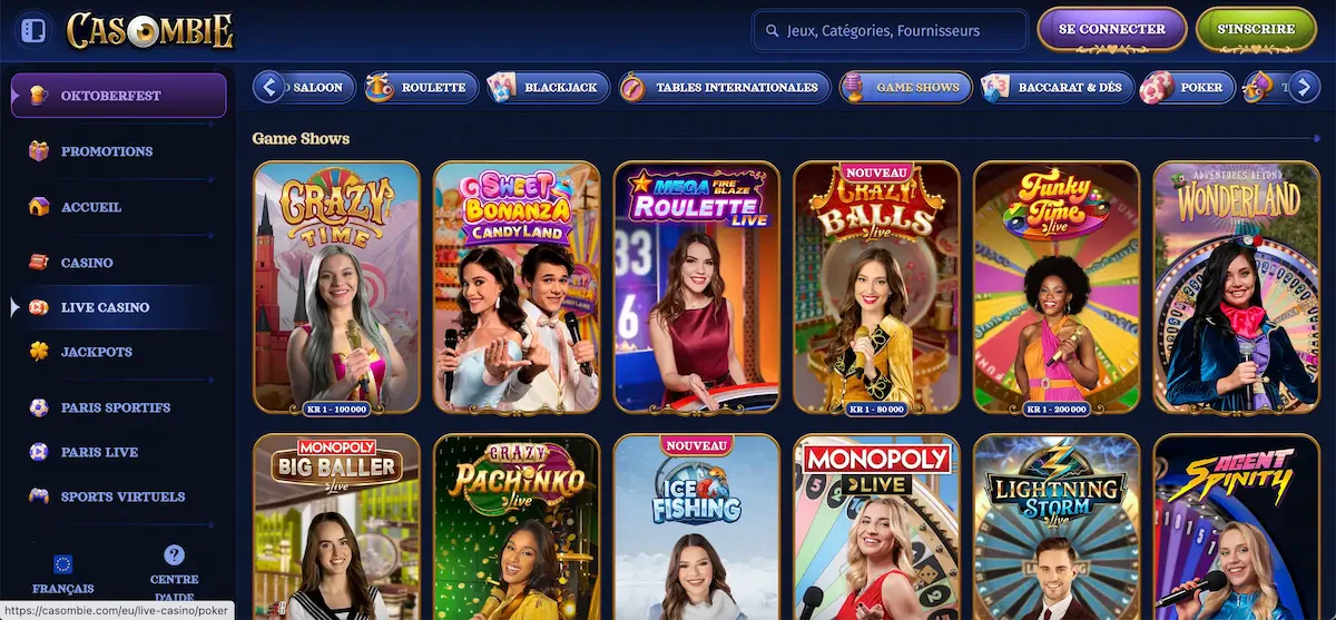 casombie jeux télévisés