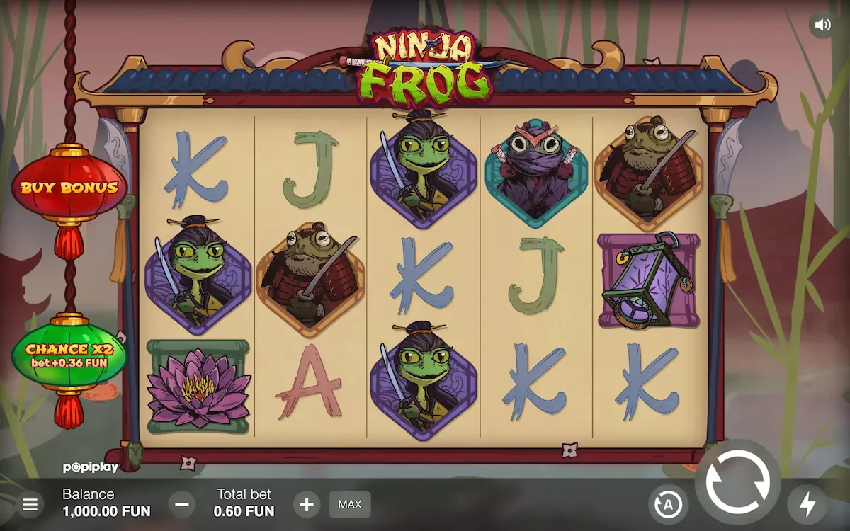 ninja frog popiplay