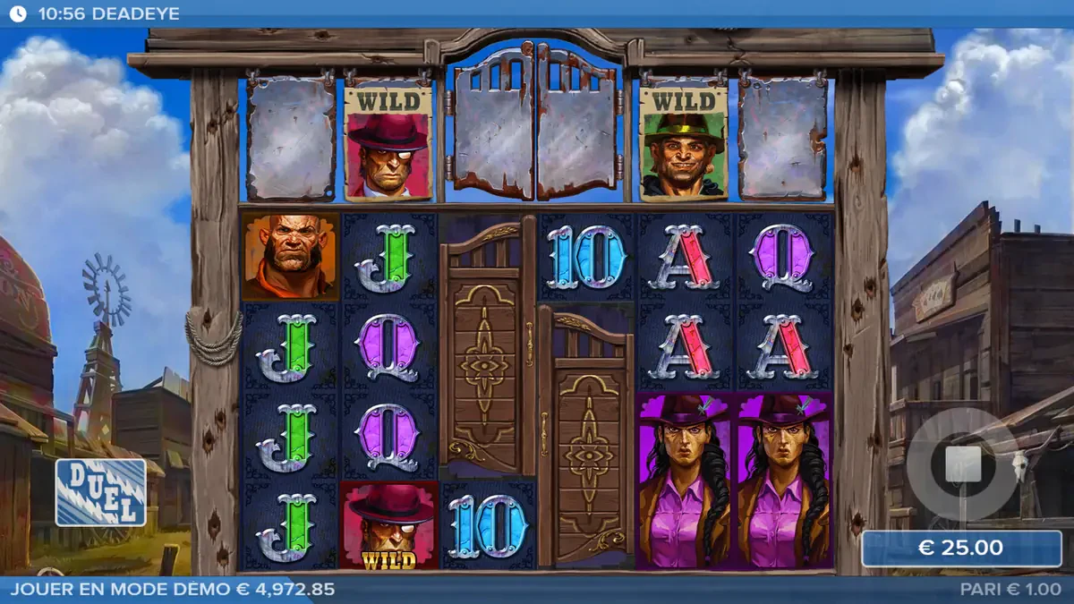 portes de saloon sur deadeye