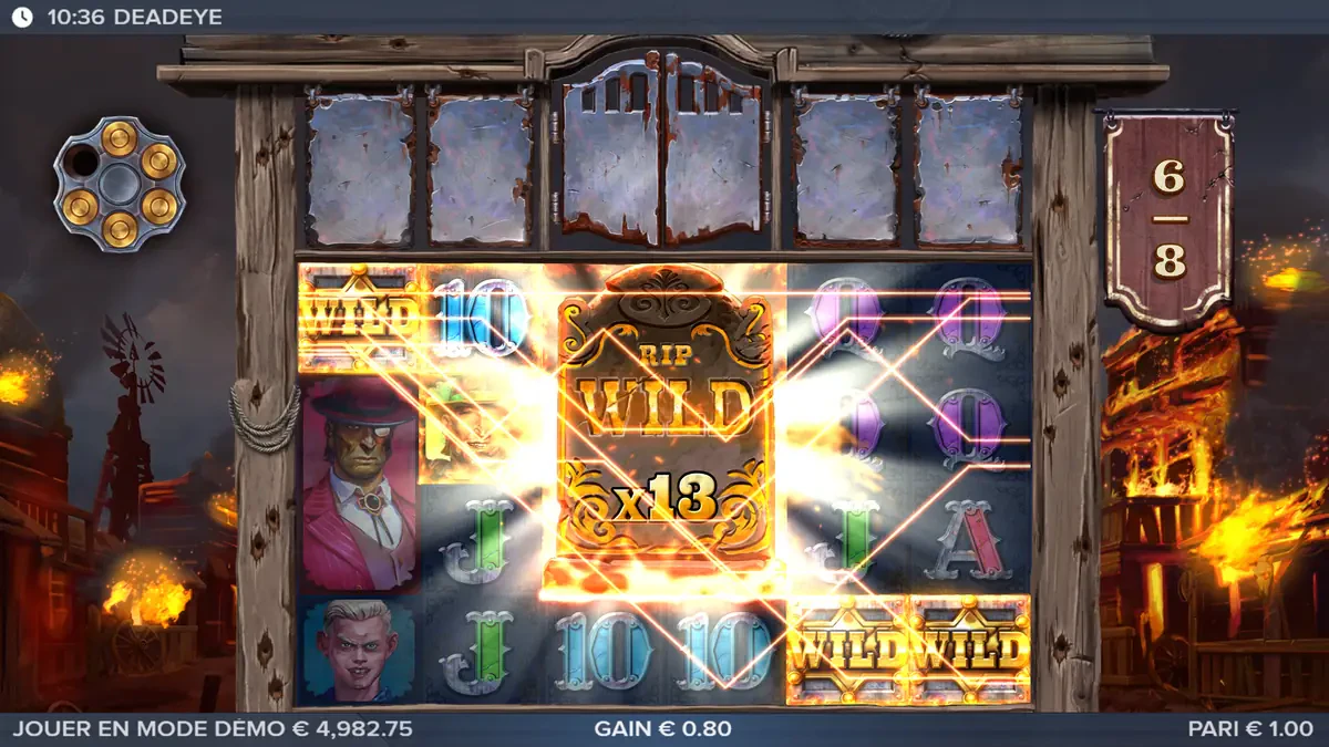 duels en free spins sur deadeye