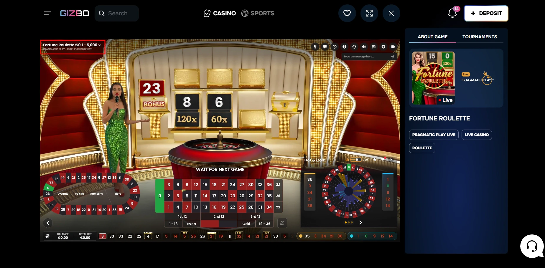 Fortune Roulette by Pragmatic Play